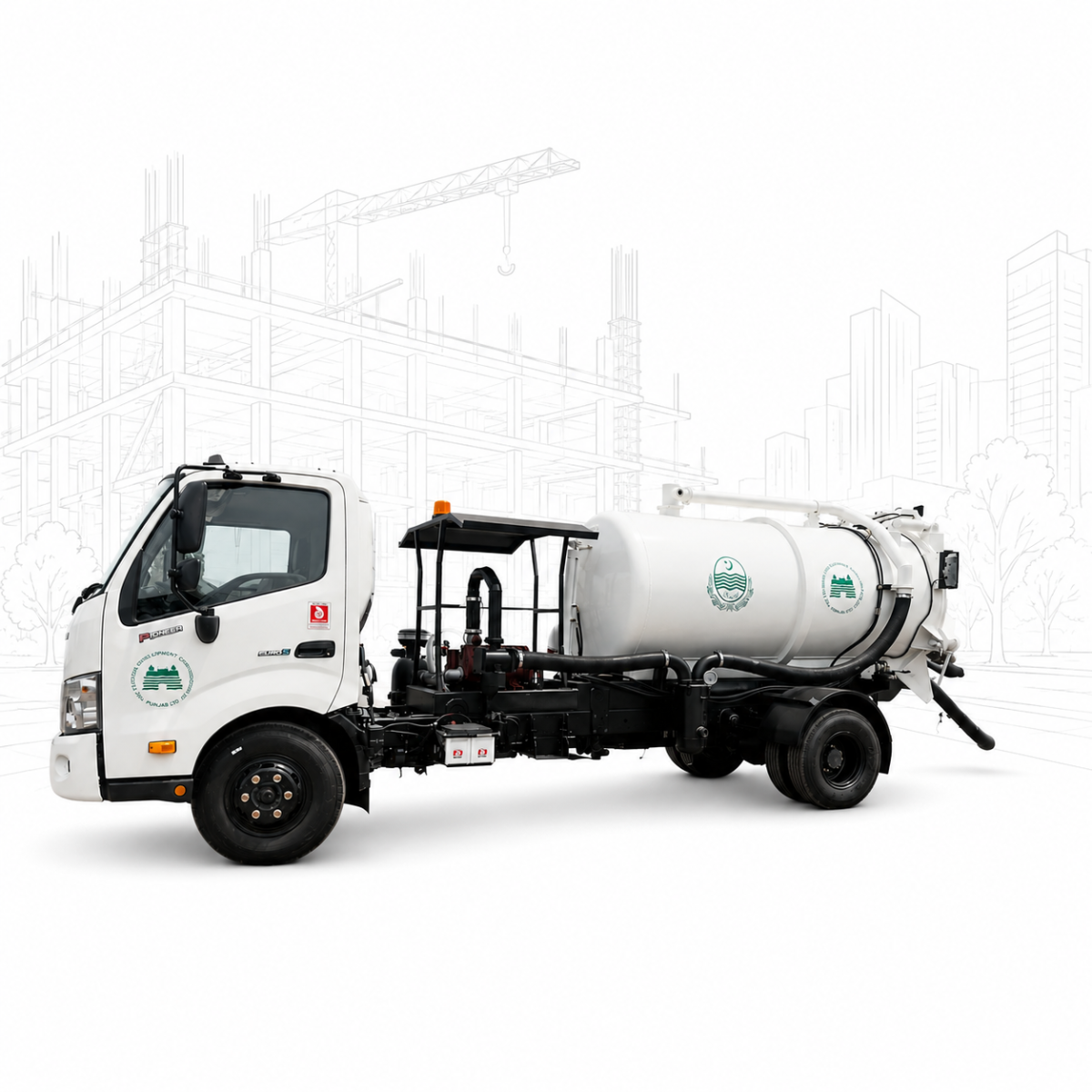 Vacuum Sewer Suction Truck