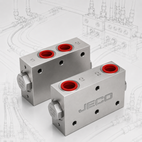 JECO hydraulic inline check valve for excavators, loaders, cranes, tractors, scissor lifts and industrial hydraulic systems in Pakistan.