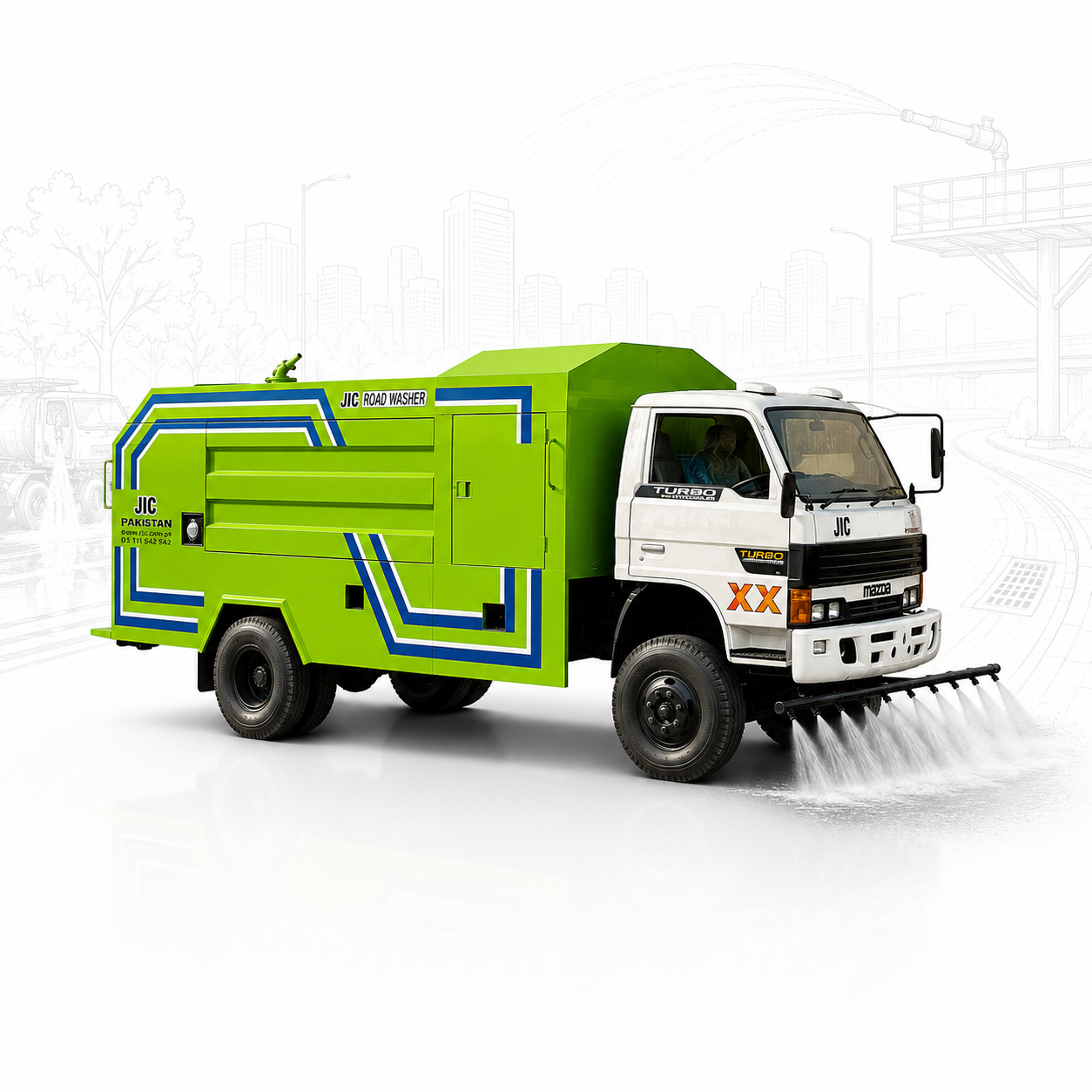 Road Washer Truck Street Washer Truck