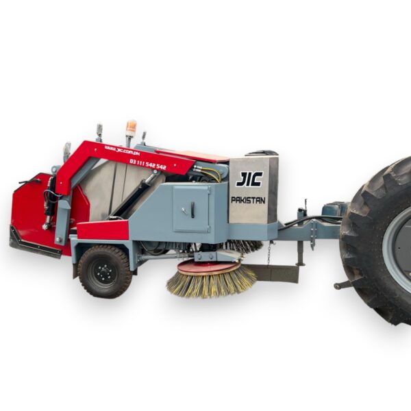 Mechanical street sweeper manufactured by JIC Pakistan for efficient road and city cleaning.